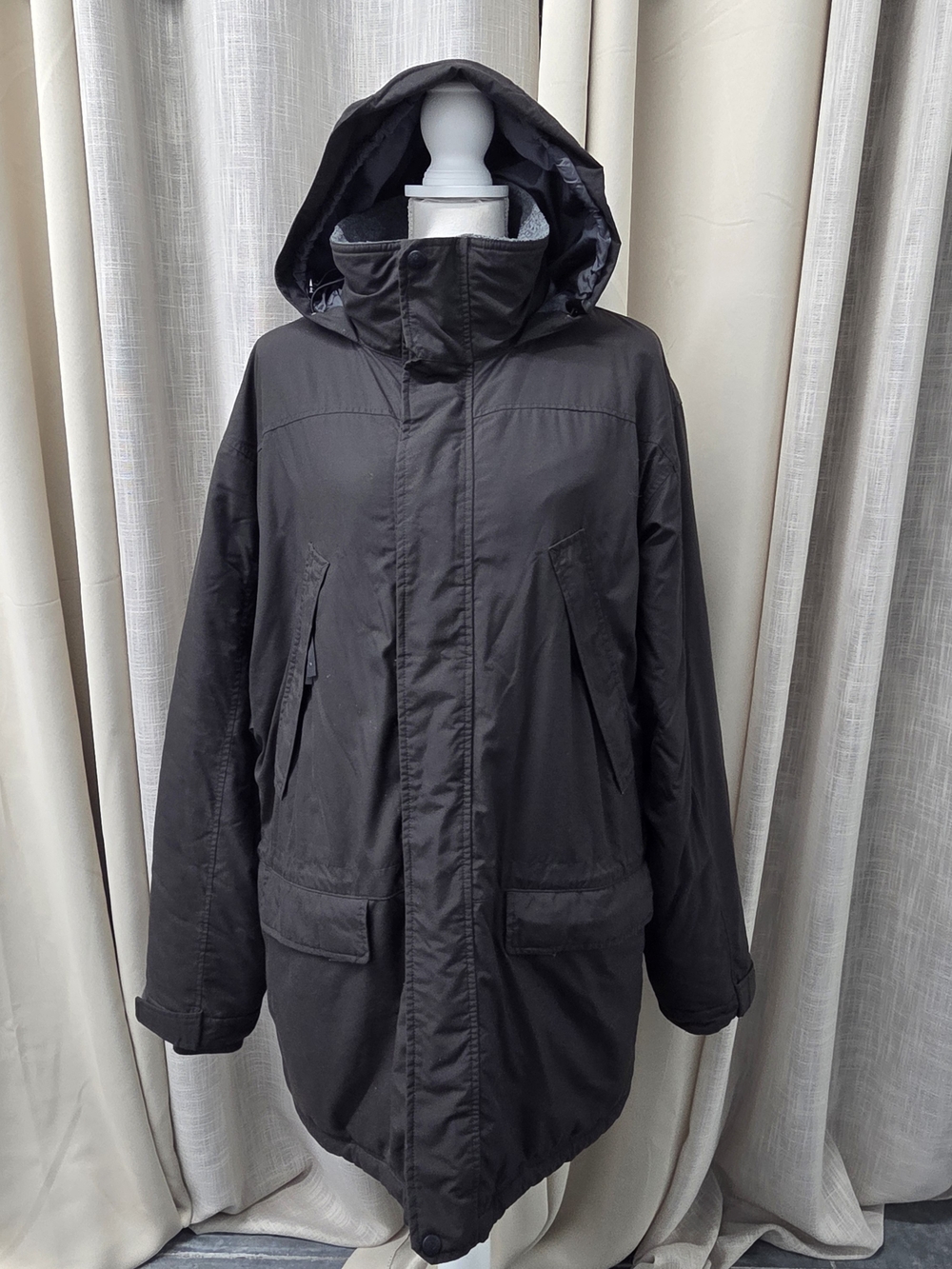L.L. Bean Men's Black Three Season Thermal Jacket XL Gorpcore Cabincore